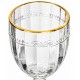 Taça Avulsa 330ml de Cristal Ecológico com Fio de Ouro Imperial  Lyor